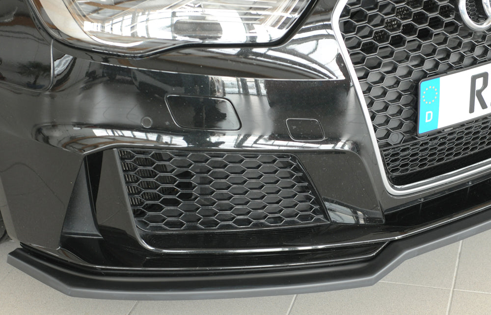 Audi RS3 (8V) Rieger Spoilerschwert für orig. Frontschürze, ABS, 
inkl. Montagezubehör, ABE