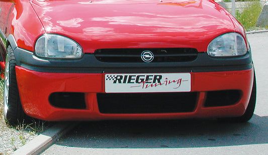 Opel Corsa B Rieger Spoileransatz Variante 3  ABS, 
inkl. Alugitter, Gutachten, Montagezubehör