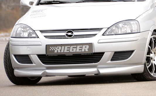 Opel Corsa C Rieger Spoilerlippe    ABS, 
inkl. Montagezubehör, ABE