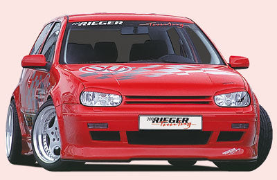 VW Golf 4 Rieger Spoilerschwert für Spoilerlippe 59001  ohne Gutachten! für Spoileransatz, GFK, Carbon-Look, 
Montagezubehör
