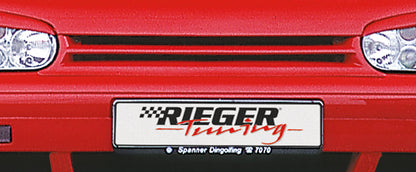 VW Golf 4 Rieger Grill  mit einer Rippe nicht für Cabrio ! ohne Aussparung für Emblem, ABS, 
Gutachten, Montagezubehör