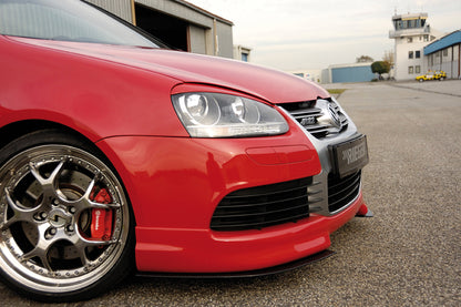 VW Eos (1F) Rieger Spoilerschwert für Spoilerlippe 59420 (VW Eos, Golf 5 R32) 2-tlg., für Spoilerlippe, ABS, 
inkl. Montagezubehör, ABE