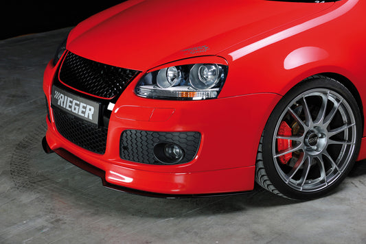 VW Eos (1F) Rieger Spoilerschwert   für Spoilerlippe 59420  (VW Eos, Golf 5 R32) gekantete Version, für Spoilerlippe, ABS, 
inkl. Montagezubehör, ABE
