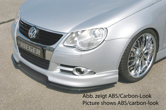 VW Eos (1F) Rieger Spoilerschwert   für Spoilerlippe 59426,   identisch mit 59423 gekantete Version, ABS, 
inkl. Montagezubehör, ABE