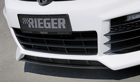 VW Golf 6 Rieger Spoilerschwert für Spoilerstoßstange 59529/30/31/32/33/34 mittig, für Spoilerstoßstange, ABS, 
inkl. Montagezubehör, ABE