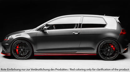 VW Golf 7 GTI Clubsport Rieger Seitenschwelleransatz nur für Clubsport u. R-Line Seitenschweller rechts, für orig. Seitenschweller, ABS, 
inkl. Montagezubehör, Gutachten