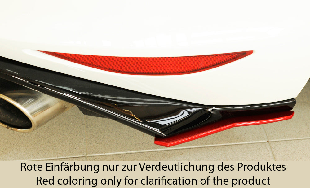 VW Golf 7 GTD Rieger Heckschürzenansatz seitlich links nur für Rieger Heckeinsatz links, für Rieger Heckeinsatz, ABS, 
inkl. Montagezubehör, Gutachten
