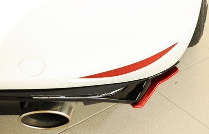 VW Golf 7 GTD Rieger Heckschürzenansatz seitlich rechts nur für Rieger Heckeinsatz rechts, für Rieger Heckeinsatz, ABS, 
inkl. Montagezubehör, Gutachten