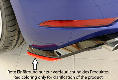 VW Golf 7 GTI Rieger Heckschürzenansatz seitlich rechts nur für orig. Heckeinsatz rechts, für orig. Heckeinsatz, ABS, für Fzg. mit R-Line Exterieur, 
inkl. Montagezubehör, Gutachten