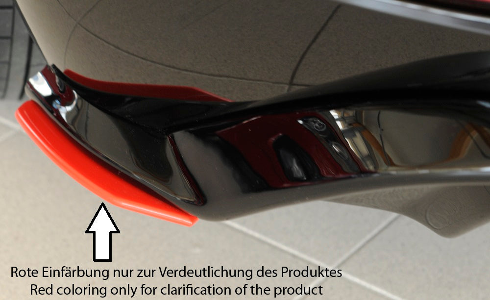 VW Golf 7 GTI Rieger Heckschürzenansatz seitlich links für Rieger Heckeinsatz links, für Rieger Heckeinsatz, ABS, 
inkl. Montagezubehör, Gutachten