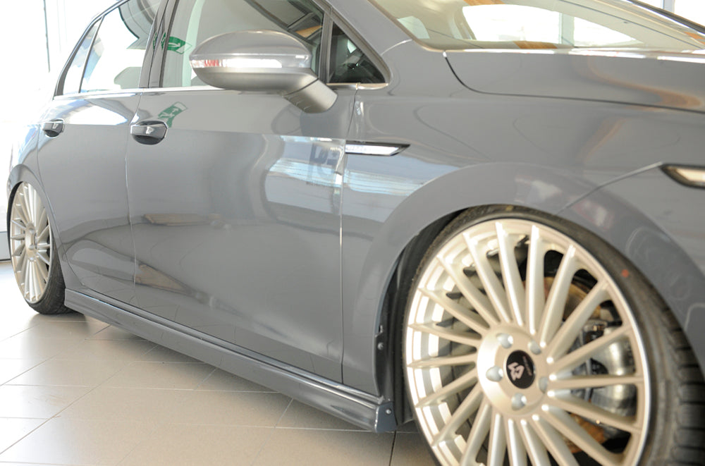 VW Golf 8 Rieger Seitenschweller (XS)  rechts, ABS, 
inkl. Montagezubehör, Gutachten