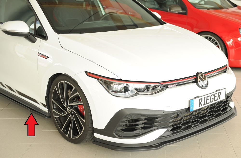 VW Golf 8 GTD Rieger Seitenschwelleransatz rechts, ABS, 
inkl. Montagezubehör, Gutachten