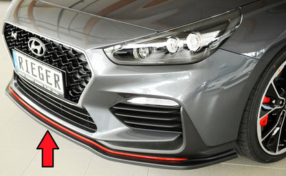 Hyundai i30 N  (PDE) Rieger Spoilerschwert für orig. N-Frontschürze für orig. Frontschürze, ABS, 
inkl. Montagezubehör, ABE