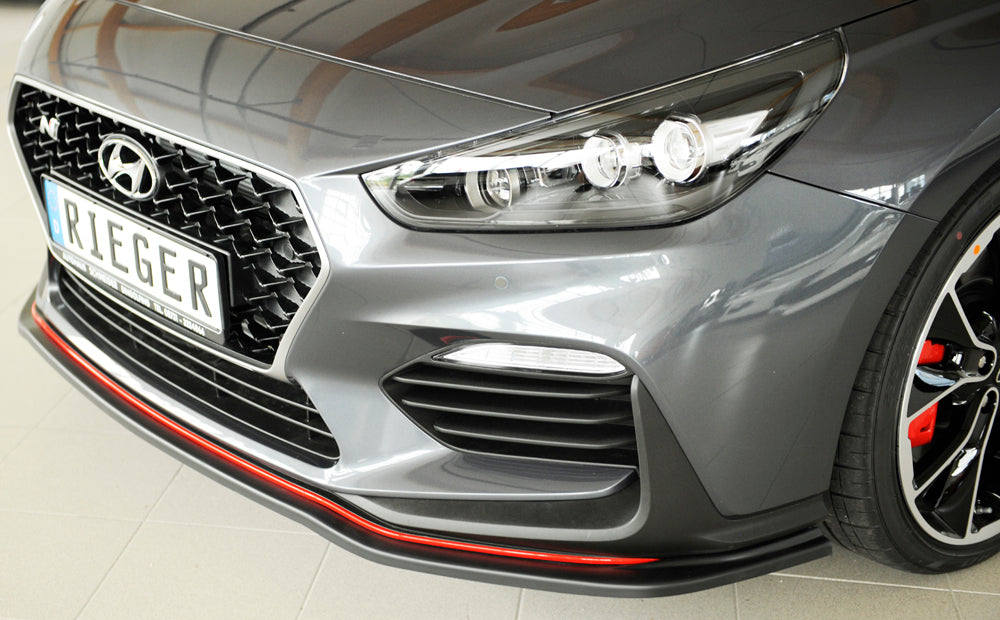Hyundai i30 N  (PDE) Rieger Spoilerschwert für orig. N-Frontschürze für orig. Frontschürze, ABS, 
inkl. Montagezubehör, ABE