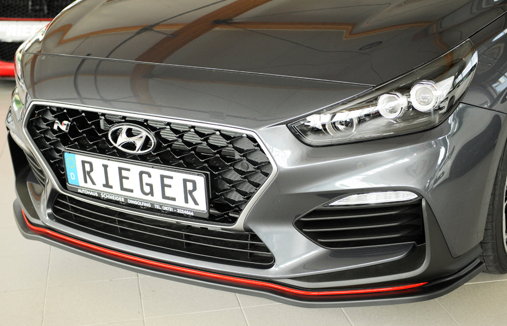 Hyundai i30 N  (PDE) Rieger Spoilerschwert für orig. N-Frontschürze für orig. Frontschürze, ABS, 
inkl. Montagezubehör, ABE