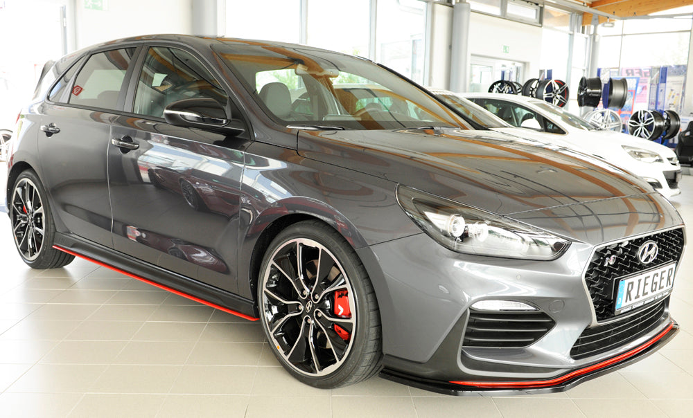 Hyundai i30 N  (PDE) Rieger Seitenschwelleransatz nur für orig. N-Schweller rechts, für orig. Seitenschweller, ABS, 
inkl. Montagezubehör, Gutachten