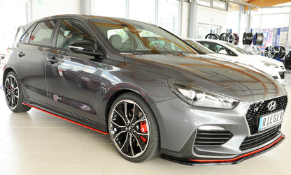 Hyundai i30 N  (PDE) Rieger Seitenschwelleransatz nur für orig. N-Schweller rechts, für orig. Seitenschweller, ABS, 
inkl. Montagezubehör, Gutachten