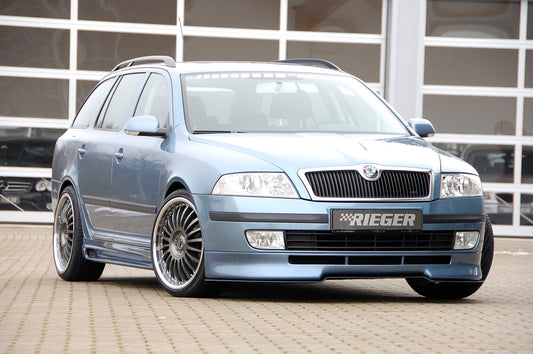 Skoda Octavia (1Z) Rieger Spoilerlippe  ABS, 
inkl. Montagezubehör, Alugitter, ABE