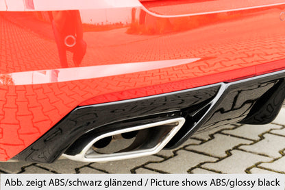 Skoda Octavia RS (5E) Rieger Heckeinsatz bei Bestellung bitte genaue Motorisierung angeben! für orig. Endrohrblende li. u. re., ABS, für Fzg. mit Anhängekupplung, 
inkl. Montagezubehör, Gutachten