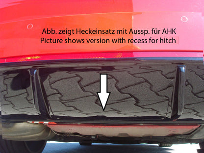 Skoda Octavia RS (5E) Rieger Heckeinsatz bei Bestellung bitte genaue Motorisierung angeben! für orig. Endrohrblende li. u. re., ABS, für Fzg. mit Anhängekupplung, 
inkl. Montagezubehör, Gutachten