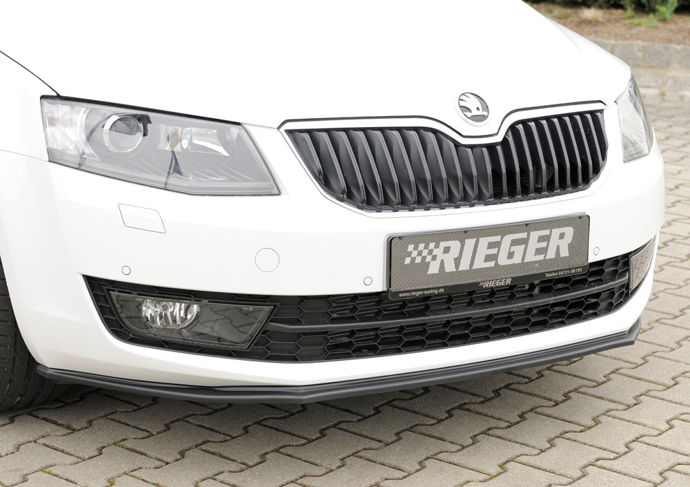 Skoda Octavia (5E) Rieger Spoilerschwert für orig. Frontschürze für orig. Frontschürze, ABS, 
inkl. Montagezubehör, ABE