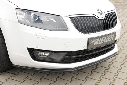 Skoda Octavia (5E) Rieger Spoilerschwert für orig. Frontschürze für orig. Frontschürze, ABS, 
inkl. Montagezubehör, ABE