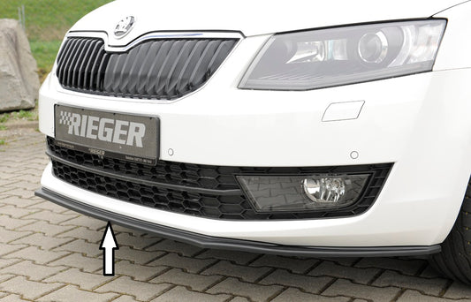 Skoda Octavia (5E) Rieger Spoilerschwert für orig. Frontschürze für orig. Frontschürze, ABS, 
inkl. Montagezubehör, ABE