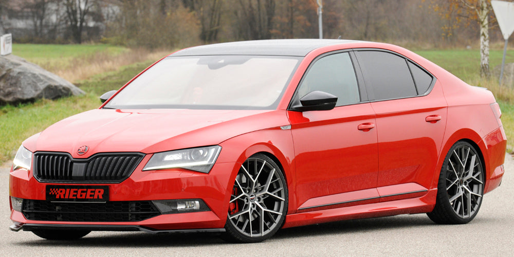 Skoda Superb III (3T/3V) Rieger Seitenschweller  links, ABS, 
inkl. Montagezubehör, Gutachten