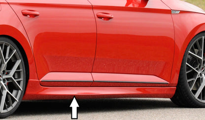 Skoda Superb III (3T/3V) Rieger Seitenschweller  links, ABS, 
inkl. Montagezubehör, Gutachten