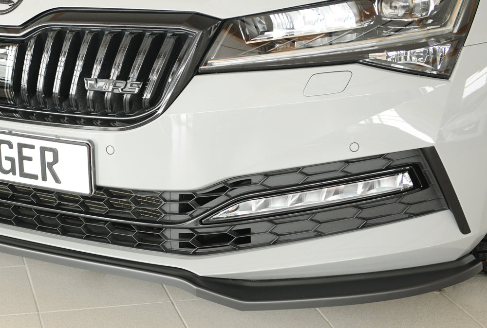 Skoda Superb III (3T/3V) Rieger Spoilerschwert für orig. Frontschürze, ABS, 
inkl. Montagezubehör, ABE