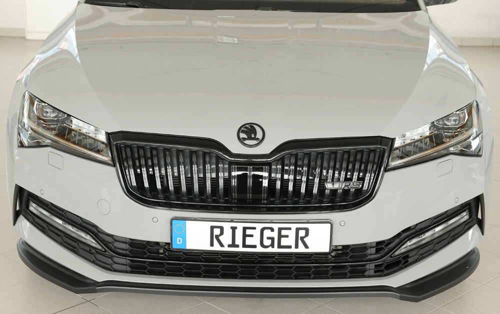 Skoda Superb III (3T/3V) Rieger Spoilerschwert für orig. Frontschürze, ABS, 
inkl. Montagezubehör, ABE