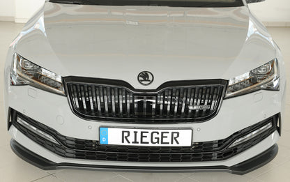 Skoda Superb III (3T/3V) Rieger Spoilerschwert für orig. Frontschürze, ABS, 
inkl. Montagezubehör, ABE