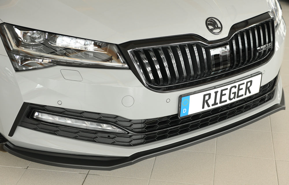 Skoda Superb III (3T/3V) Rieger Spoilerschwert für orig. Frontschürze, ABS, 
inkl. Montagezubehör, ABE