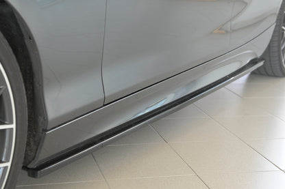 BMW 1er F20  (1K4) Rieger Seitenschwelleransatz nur für M-Paket-Schweller links, ABS, schwarz glänzend, für Fzg. mit M-Technik, 
inkl. Montagezubehör, Gutachten