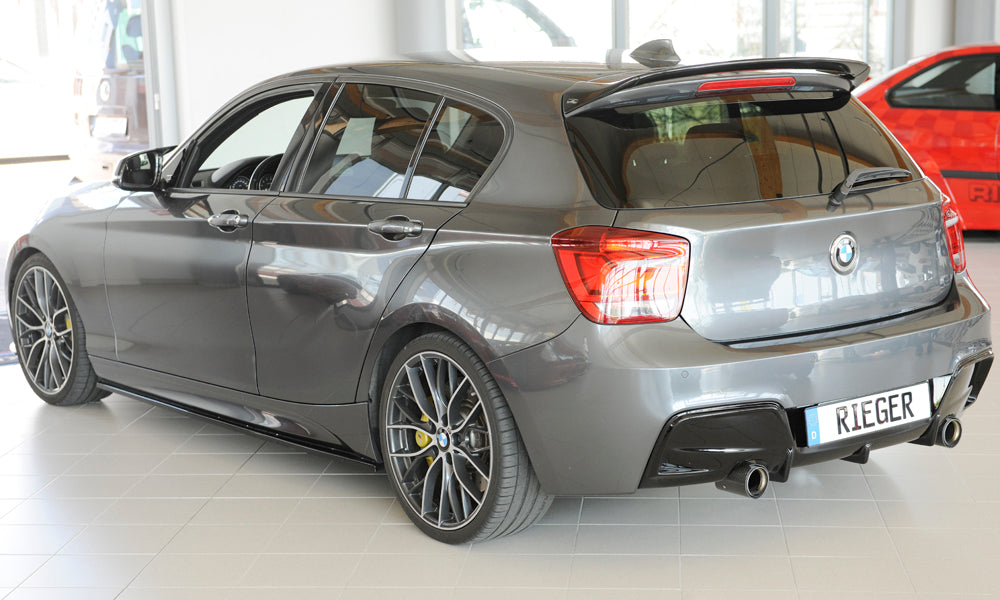 BMW 1er F20  (1K4) Rieger Seitenschwelleransatz nur für M-Paket-Schweller links, ABS, schwarz glänzend, für Fzg. mit M-Technik, 
inkl. Montagezubehör, Gutachten