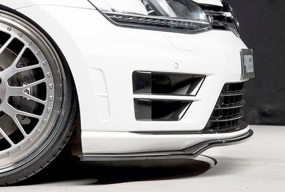VW Golf 7 Rieger Spoilerschwert nur für R / R-Line für orig. Frontschürze ABS, schwarz glänzend, für Fzg. mit R-Line Exterieur, 
inkl. Montagezubehör, ABE