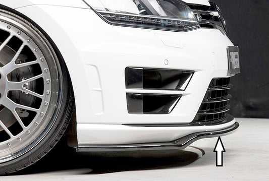 VW Golf 7 Rieger Spoilerschwert nur für R / R-Line für orig. Frontschürze ABS, schwarz glänzend, für Fzg. mit R-Line Exterieur, 
inkl. Montagezubehör, ABE