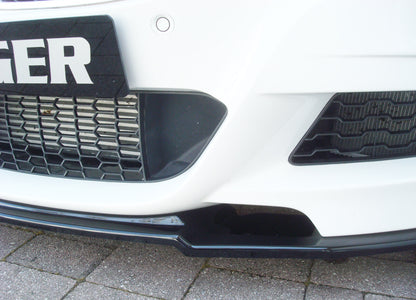 BMW 3er F30  (3L) Rieger Spoilerschwert nur für M-Paket-Frontschürze für orig. Frontschürze, ABS, schwarz glänzend, für Fzg. mit M-Technik, 
inkl. Montagezubehör, ABE