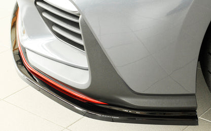 Hyundai i30 N  (PDE) Rieger Spoilerschwert für orig. N-Frontschürze für orig. Frontschürze, ABS, schwarz glänzend, 
inkl. Montagezubehör, ABE