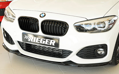 BMW 1er F20  (1K4) Rieger Spoilerschwert für orig. M-Paket-Frontschürze für orig. Frontschürze, ABS, schwarz glänzend, für Fzg. mit M-Technik, 
inkl. Montagezubehör, ABE