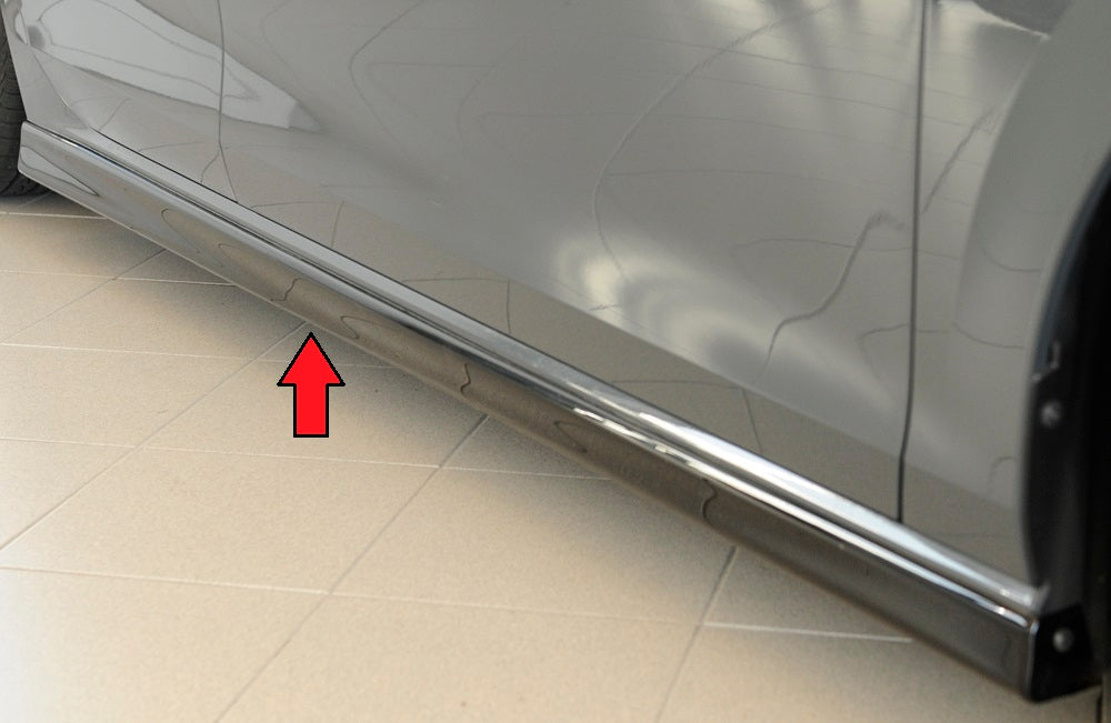 VW Golf 8 Rieger Seitenschweller (XS)  rechts, ABS, schwarz glänzend, 
inkl. Montagezubehör, Gutachten