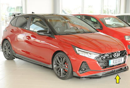 Hyundai i20 N  (BC3) Rieger Spoilerschwert für orig. Frontschürze, ABS, schwarz glänzend, 
inkl. Montagezubehör, ABE