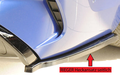 BMW 3er G20  (G3L) Rieger Heckschürzenansatz seitlich rechts rechts, für RIEGER Heckeinsatz, ABS, schwarz glänzend, für Fz...
