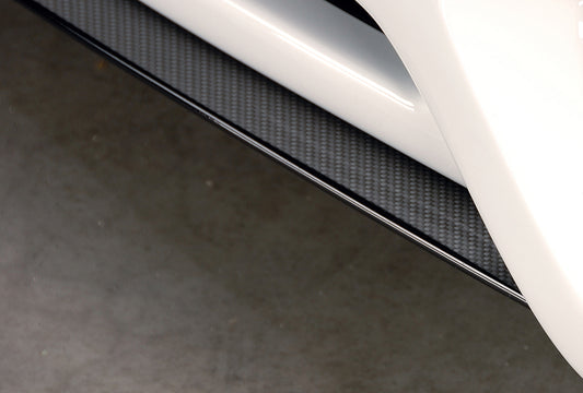 VW Golf 6 Rieger Spoilerschwert für Spoilerstoßstange 59529/30/31/32/33/34 mittig, für Spoilerstoßstange, ABS, Carbon-Look, 
inkl. Montagezubehör, ABE