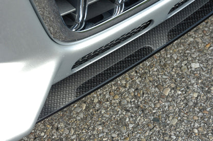 Audi A3 (8P) Rieger Spoilerschwert   für Spoilerstoßstange 56750, 56751 gekantete Version, mittig, für Spoilerstoßstange, ABS, Carbon-Look, 
inkl. Montagezubehör, ABE