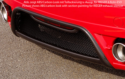 Audi TT (8J) Rieger Heckansatz    für Endrohr li. u. re., ABS, Carbon-Look, für Fzg. ohne S-Line Exterieur, 
inkl. Alugitter, Gutachten, Montagezubehör