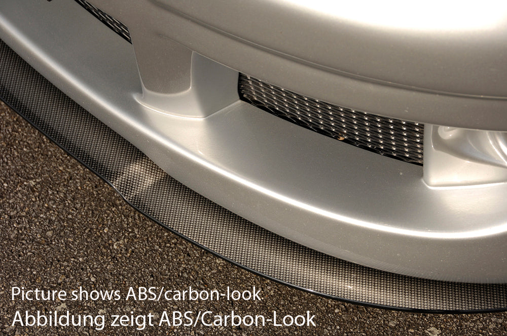 Ford Focus 1 Rieger Spoilerschwert für Spoilerstoßstange 34100/01/03/07/08/34126 für Spoilerstoßstange, ABS, Carbon-Look, 
inkl. Montagezubehör, ABE