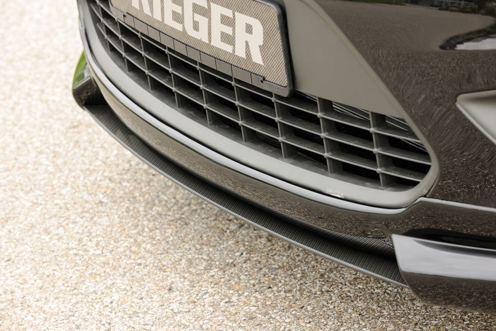 Ford Focus 2 Rieger Spoilerschwert für Spoilerlippe 34160 mittig, ABS, Carbon-Look, 
inkl. Montagezubehör