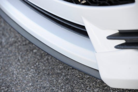 Ford Focus 3 ST Rieger Spoilerschwert für Spoilerlippe 303400/01 mittig, für Spoilerlippe, ABS, Carbon-Look, 
inkl. Montagezubehör, ABE