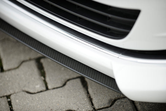 VW Golf 7 Rieger Spoilerschwert für Spoilerlippe 59550 / 59551 mittig, für Spoilerlippe, ABS, Carbon-Look, 
inkl. Montagezubehör, ABE